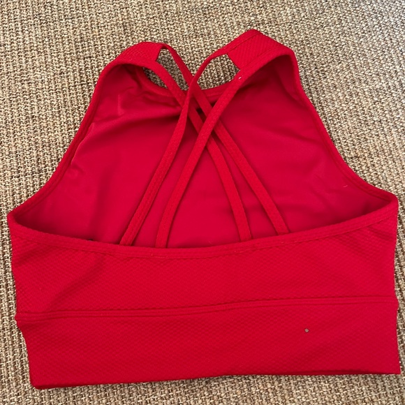 Beach Riot azalea top in merry red - Picture 4 of 6